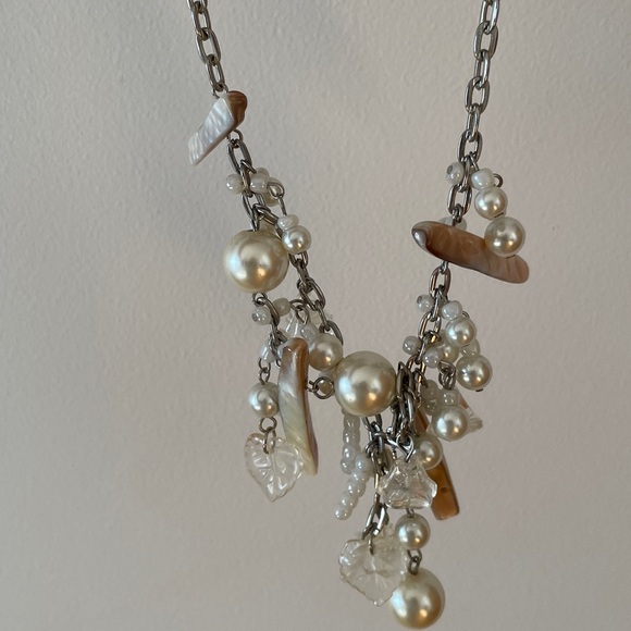 Jewelry - RARE. Pearl and Crystal Necklace